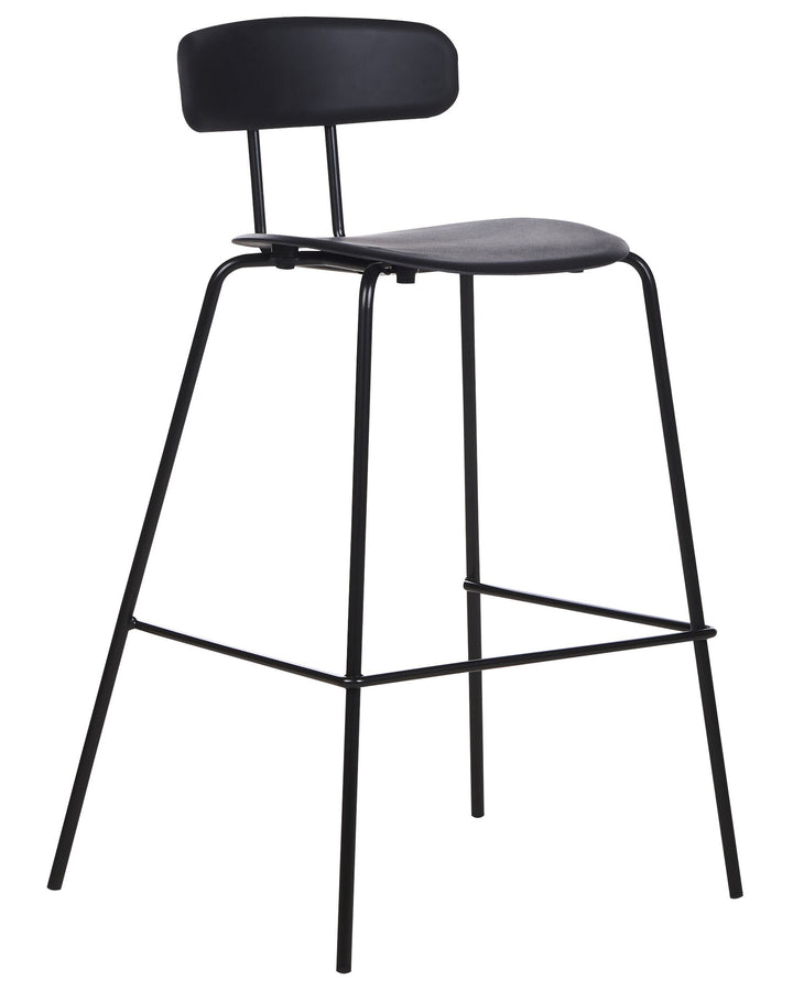 Bar Chair Set of 2 Black Sibley