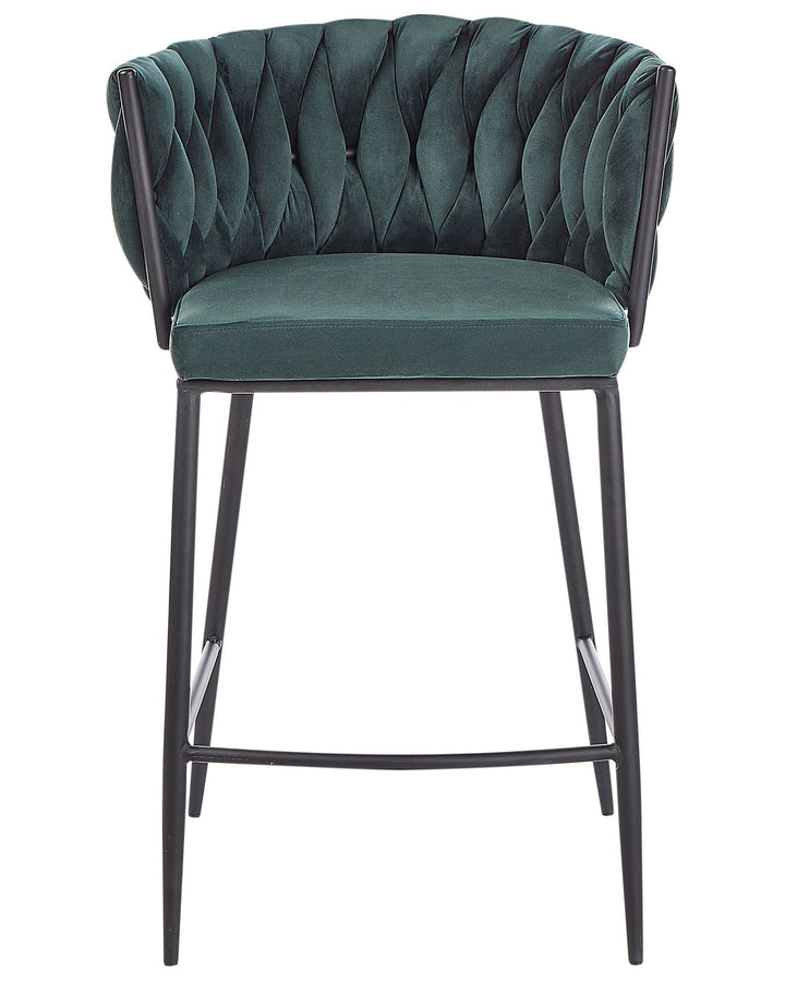 Bar Chair Dark Green Milan