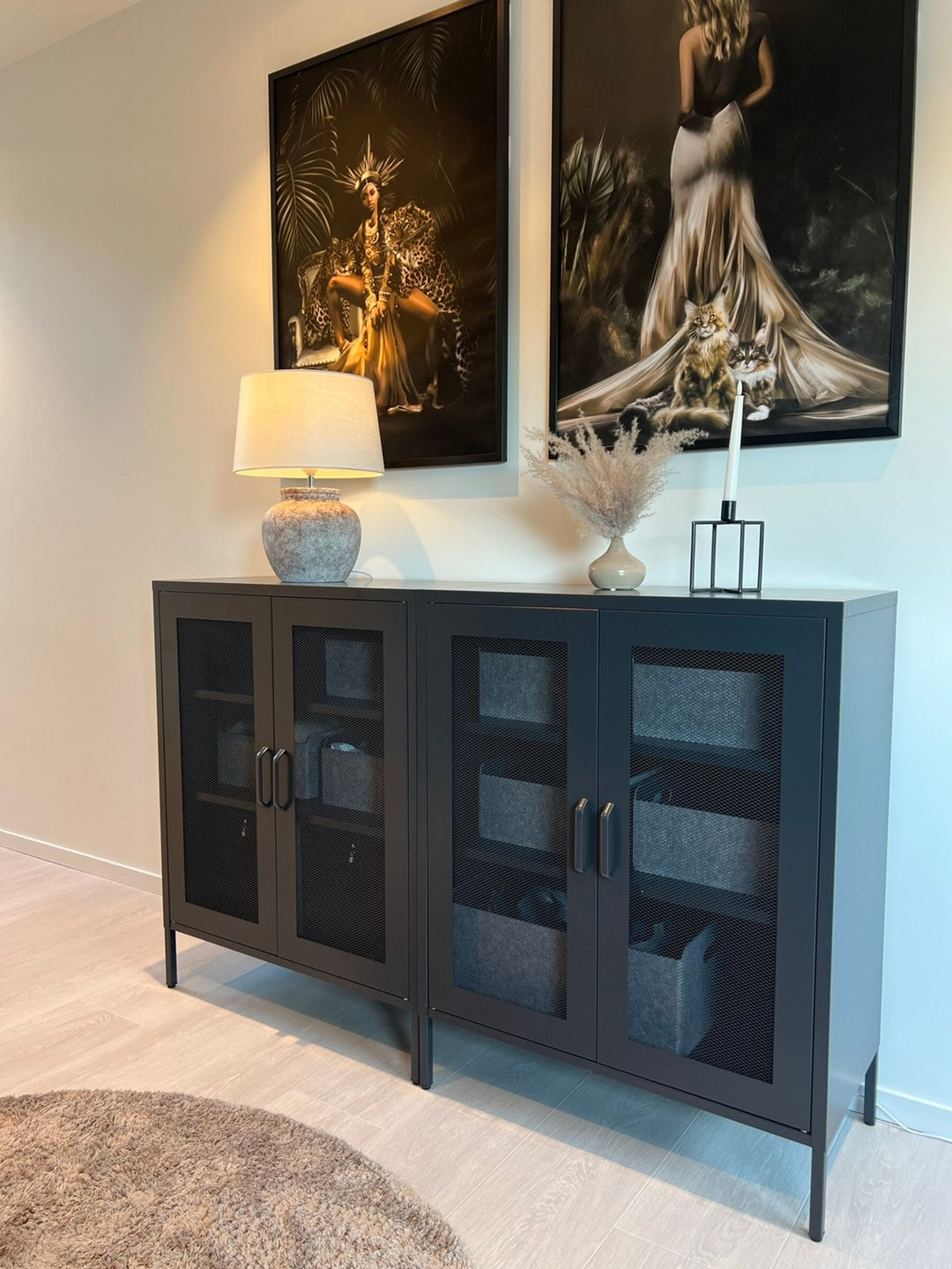 Steel Sideboard Black Wakatipu