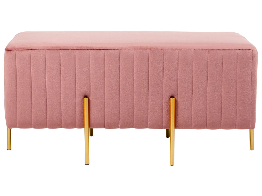 Velvet Bench Pink Dayton