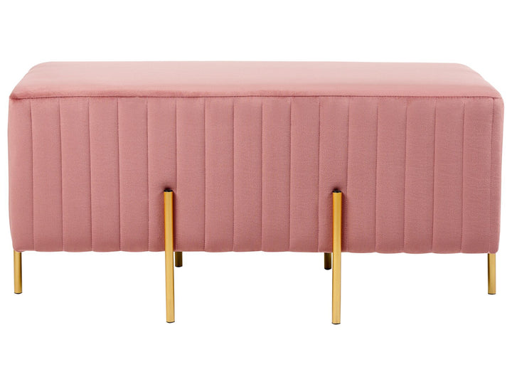 Velvet Bench Pink Dayton