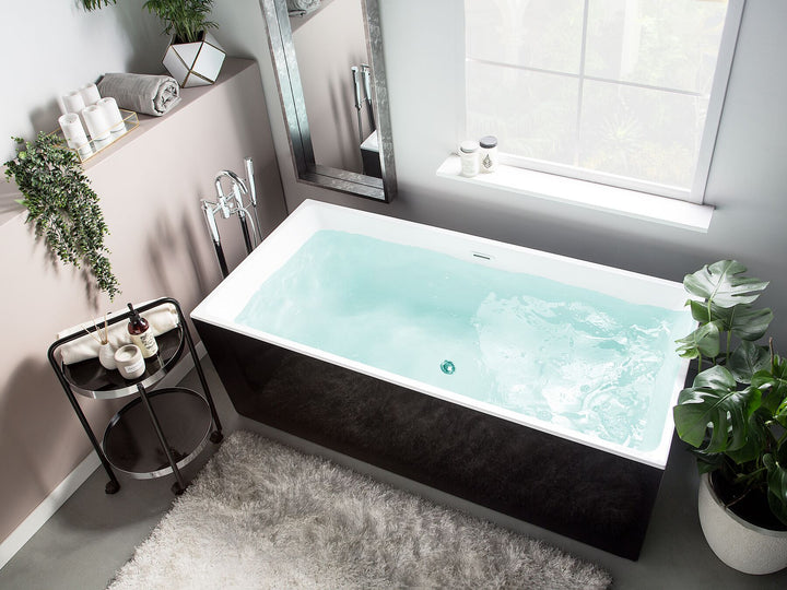 Freestanding Bath 1700 x 810 mm Black Rios