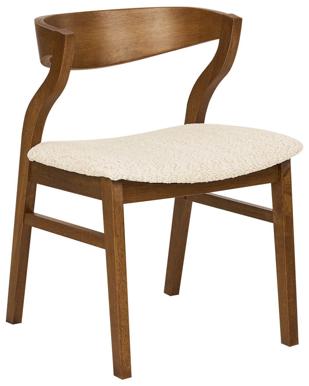 Rubberwood Dining Chair Set of 2 Light Beige Merrill