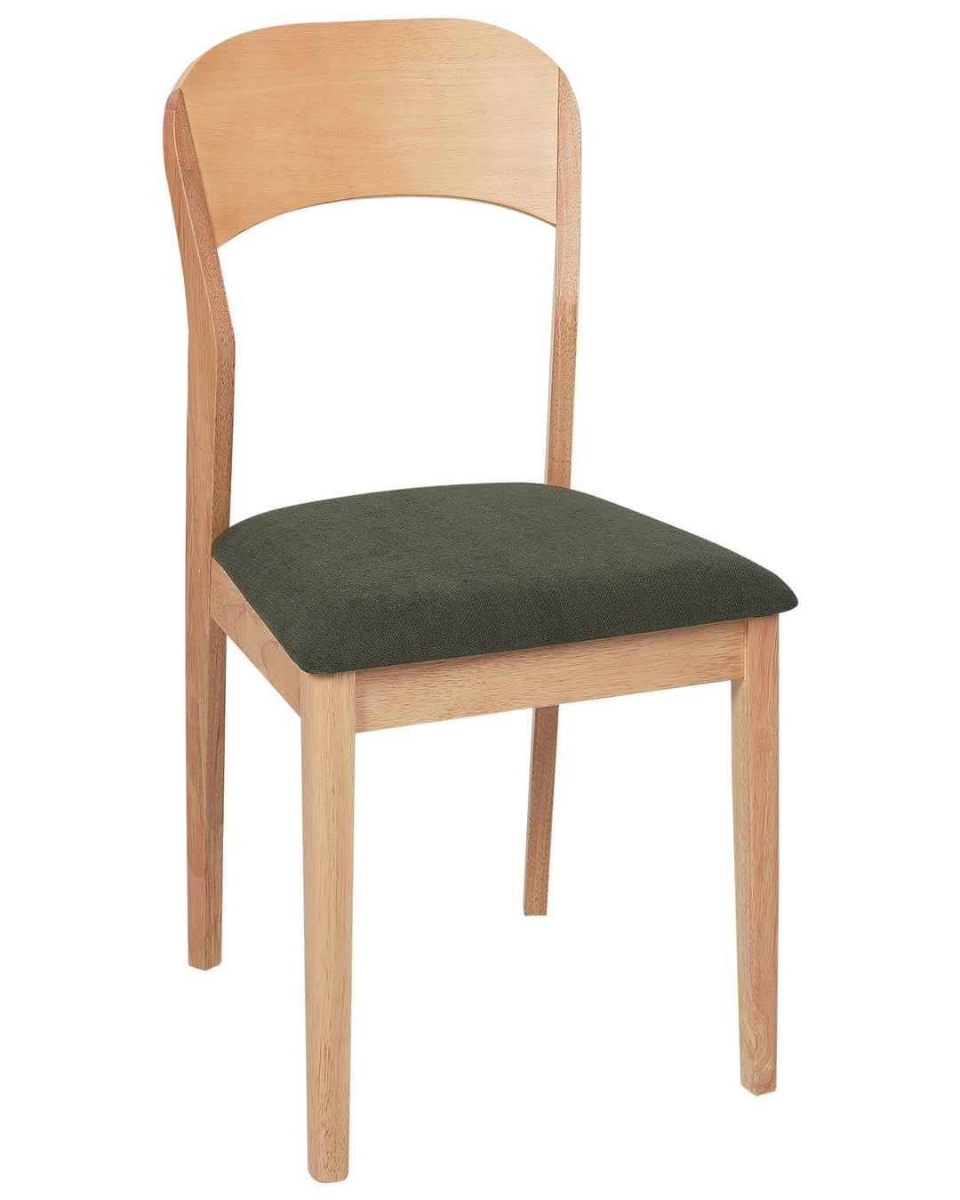 Rubberwood Dining Chair Set of 2 Light Wood Alvin