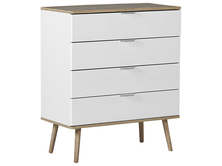 4 Drawer Chest White Walpi