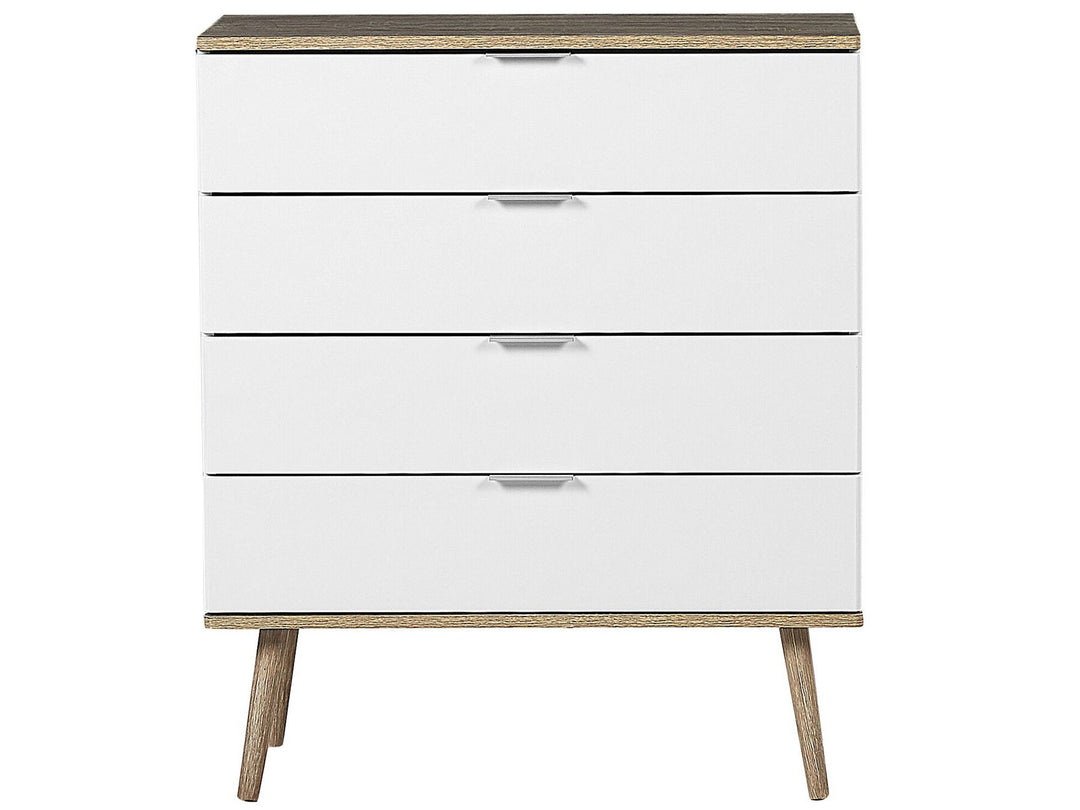 4 Drawer Chest White Walpi