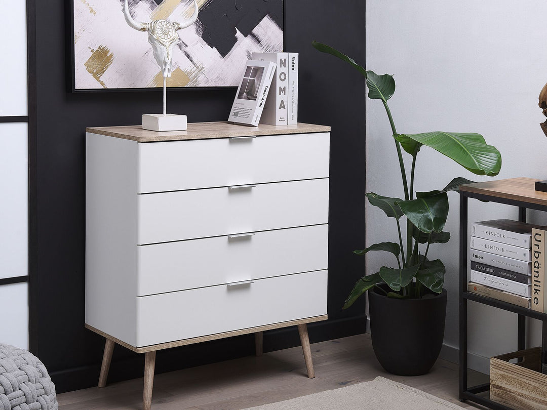 4 Drawer Chest White Walpi