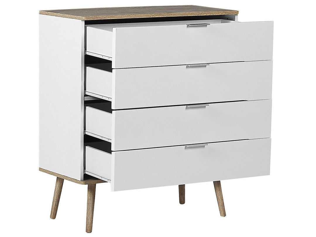 4 Drawer Chest White Walpi