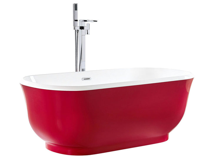 Freestanding Bath 1700 x 770 mm Red Tesoro