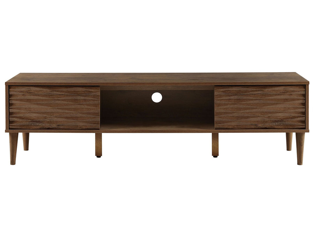 TV Stand Dark Wood Kayan