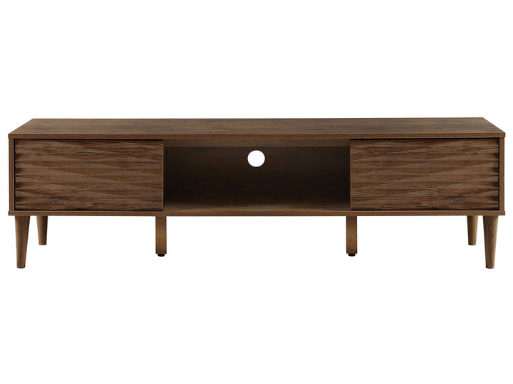 TV Stand Dark Wood Kayan