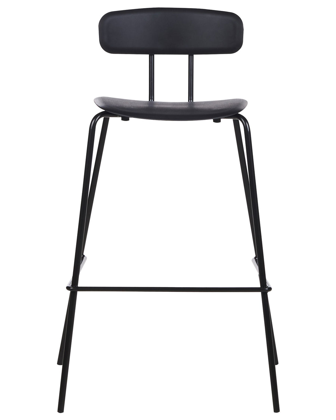 Bar Chair Set of 2 Black Sibley