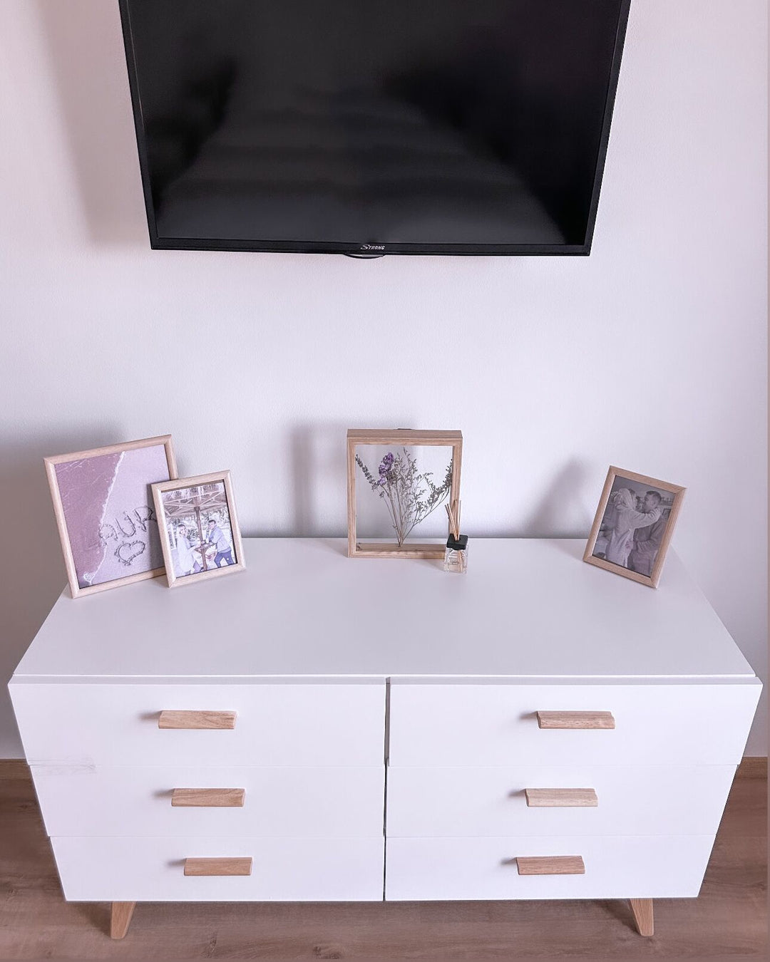 6 Drawer Chest White Newark II