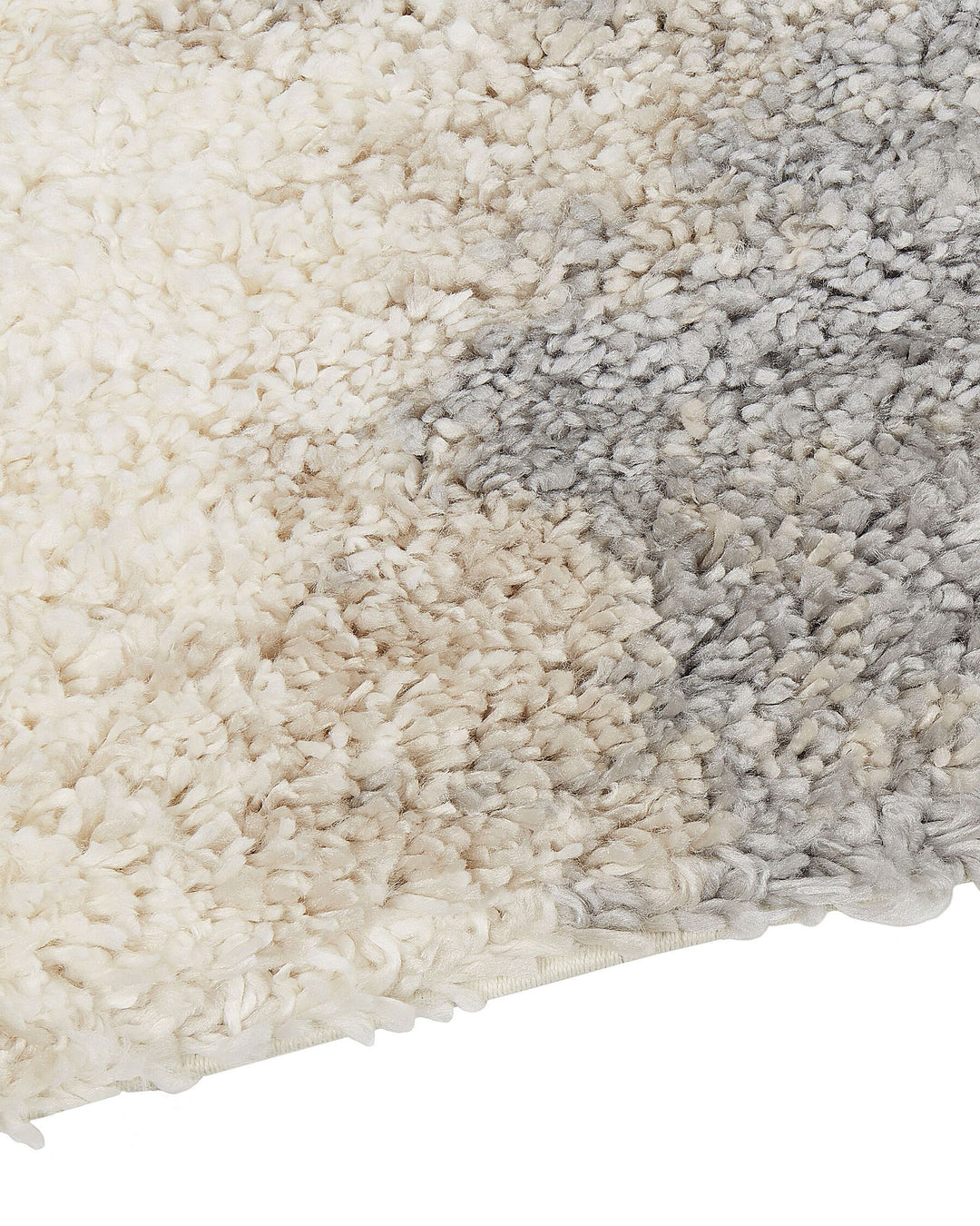 Shaggy Area Rug 200 x 300 cm White and Grey Martuni