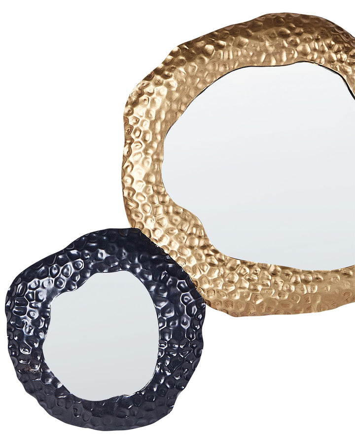 Wall Mirror 110 x 45 cm Black-Gold Charny