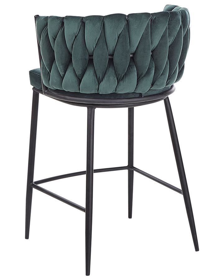 Bar Chair Dark Green Milan