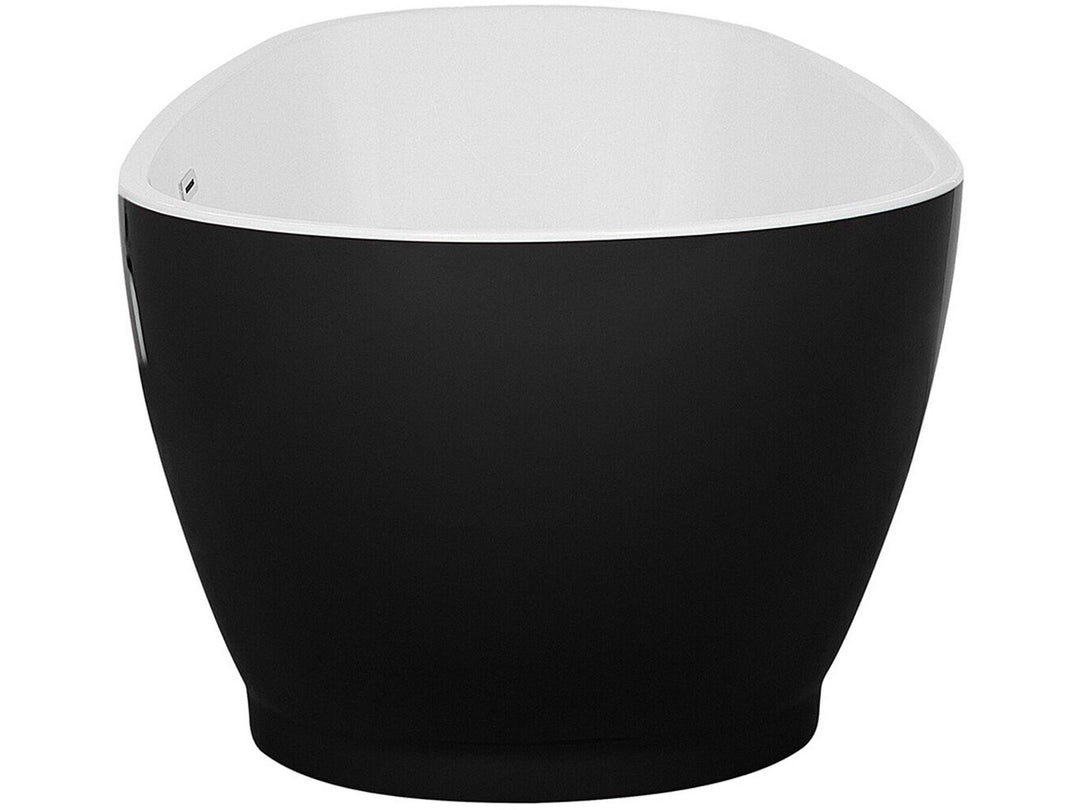 Freestanding Bath 1730 x 820 mm Black and White Guiana