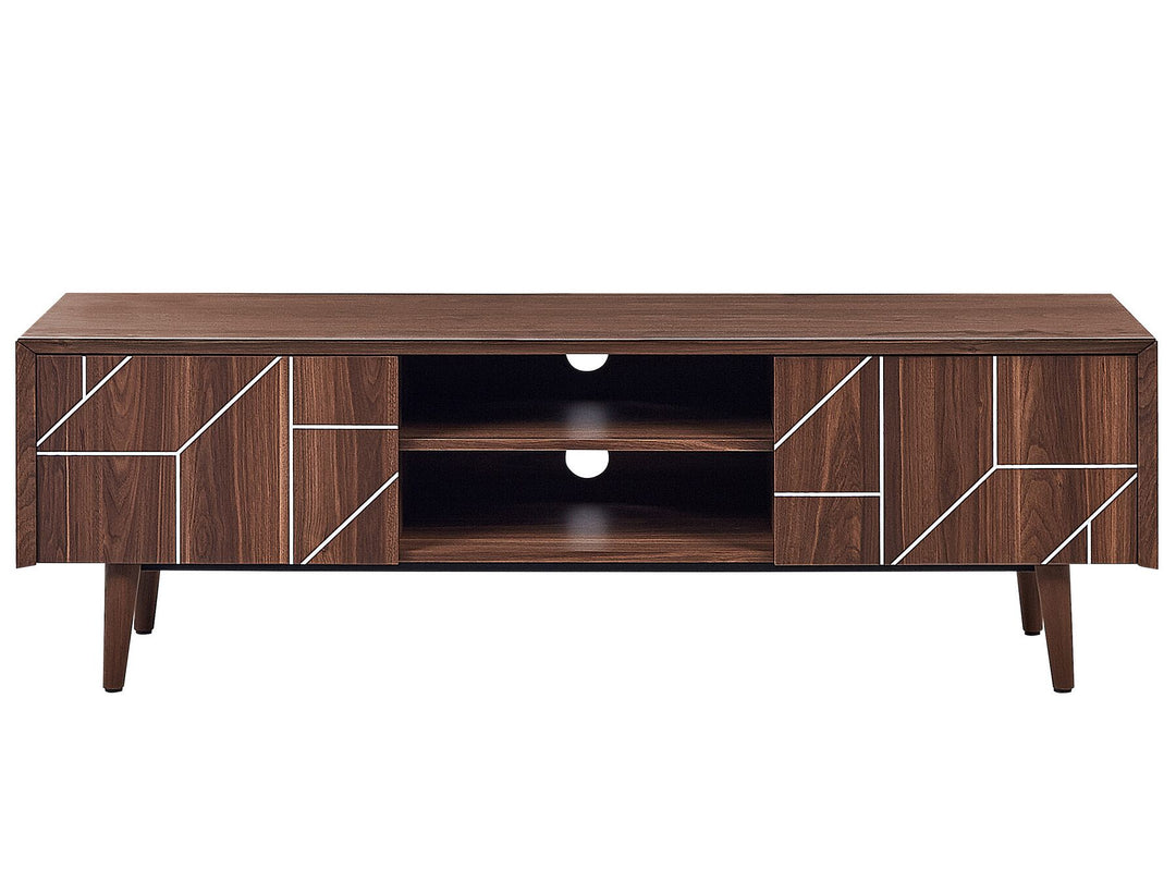 TV Stand Dark Wood Franklin