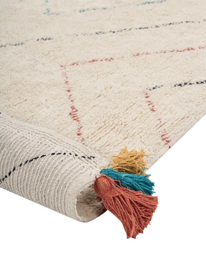 Shaggy Area Rug 200 x 300 cm Beige Kartal