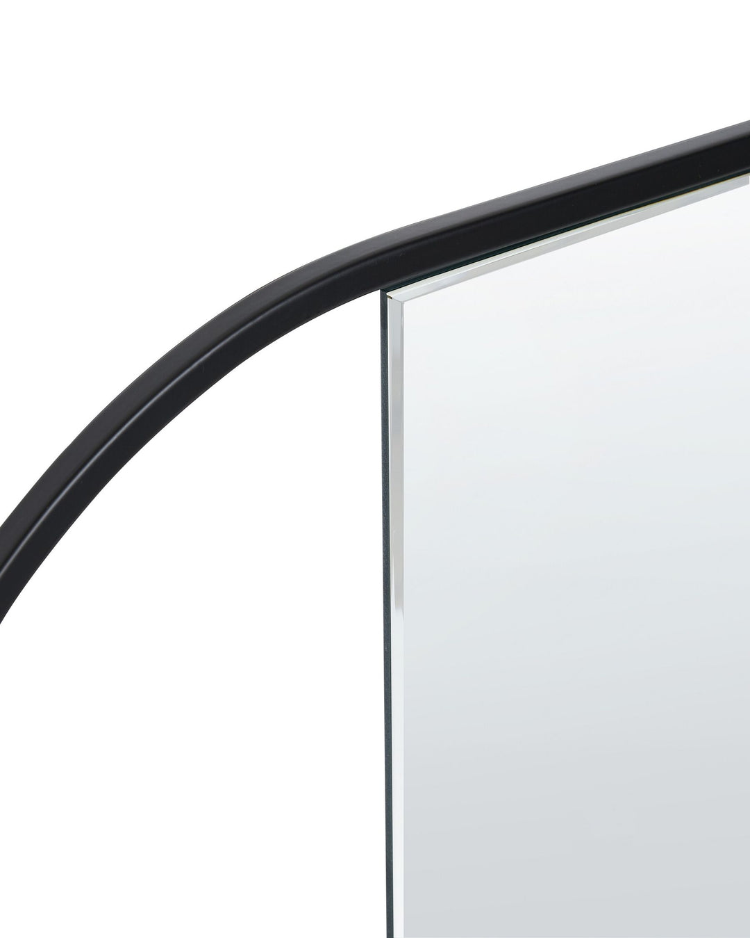 Wall Mirror 120 cm Black Vallery