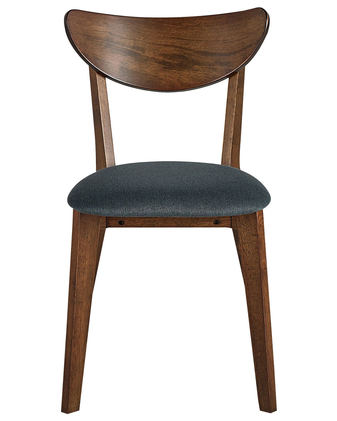 Dining Chair Set of 2 Dark Wood Erie