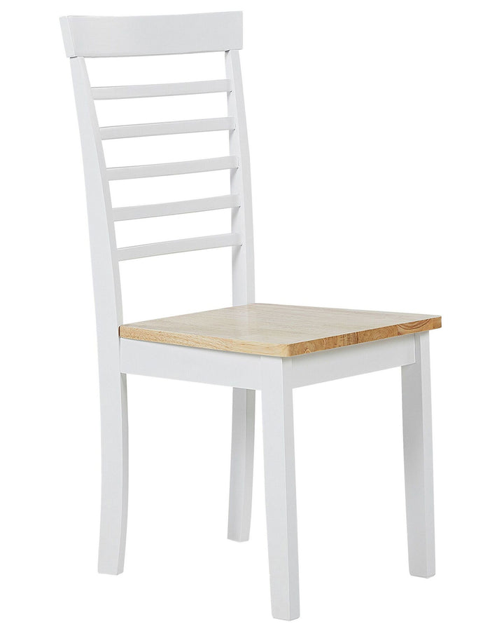 Dining Chair Set of 2 White Battersby