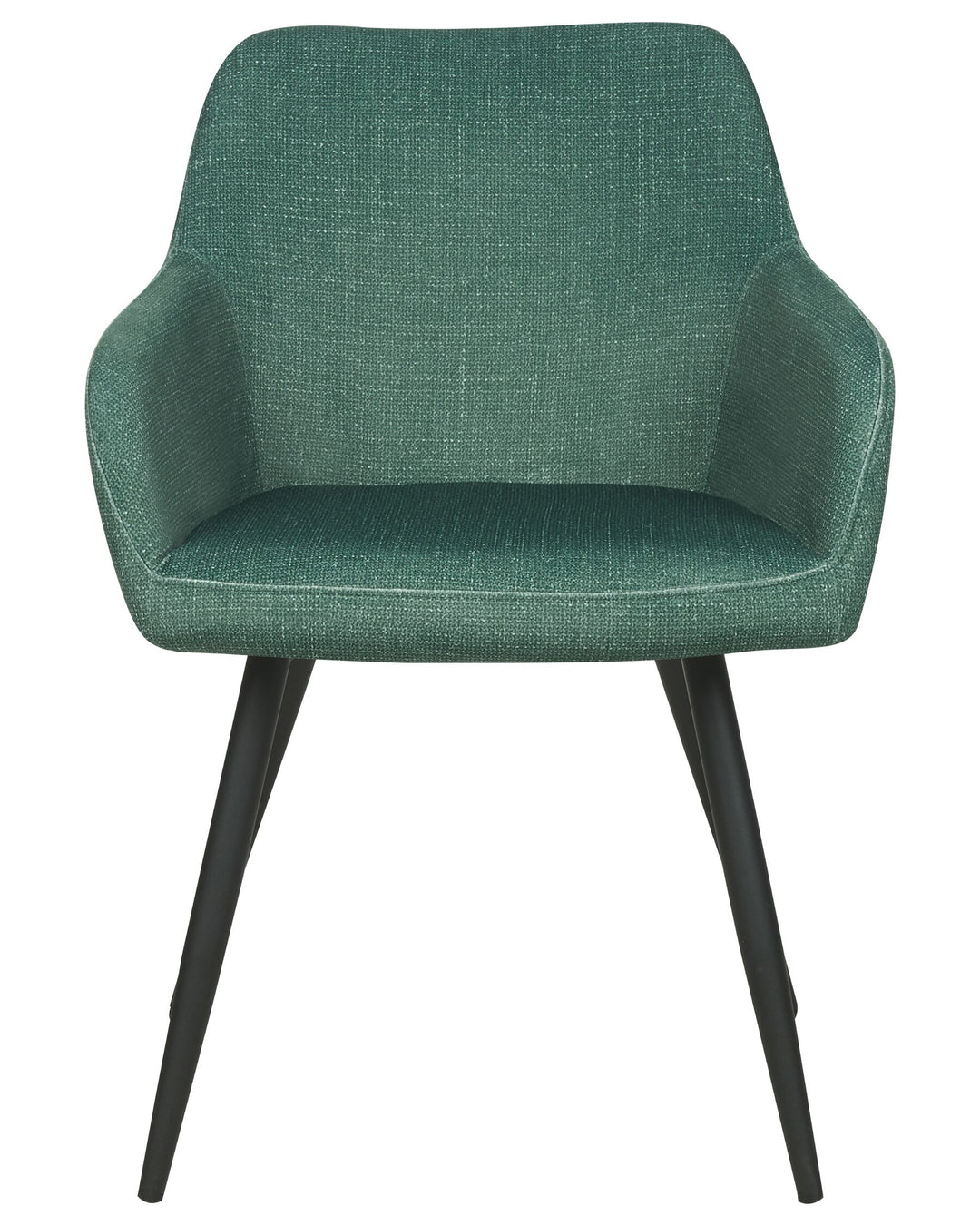 Dining Chair Set of 2 Velvet Dark Green Casmalia