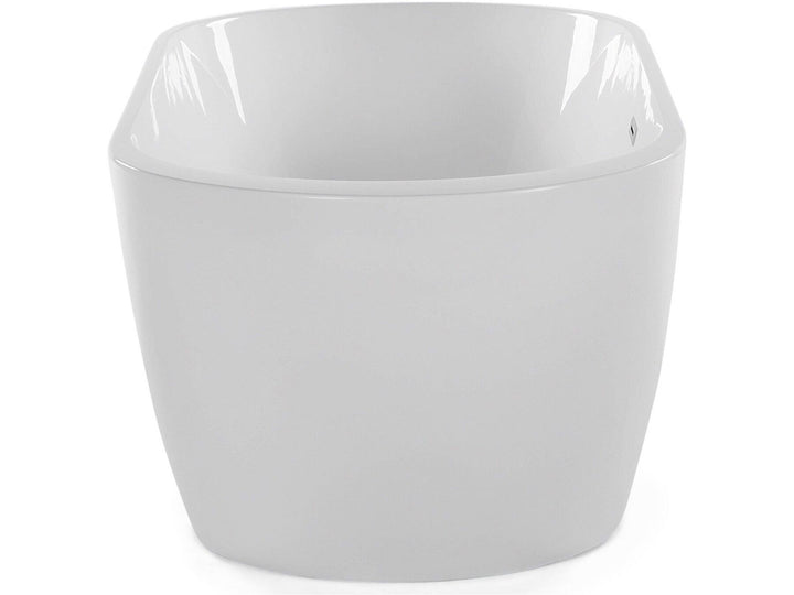 Freestanding Bath 1600 x 750 mm White Nevis