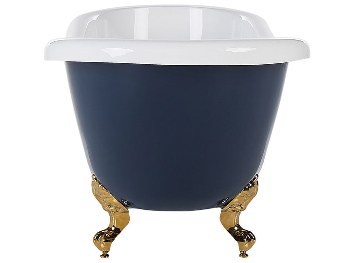 Freestanding Bath 1500 x 770 mm Blue and Gold Cayman