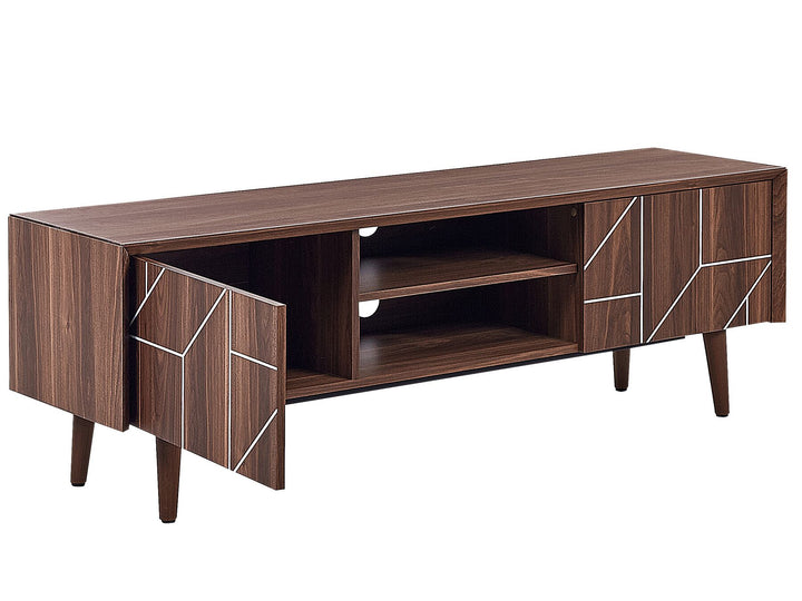 TV Stand Dark Wood Franklin