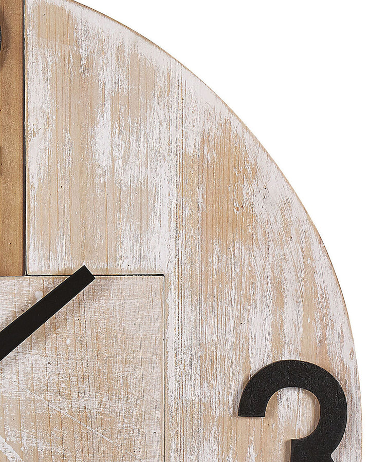 Wall Clock ø 60 cm Light Wood Michapan