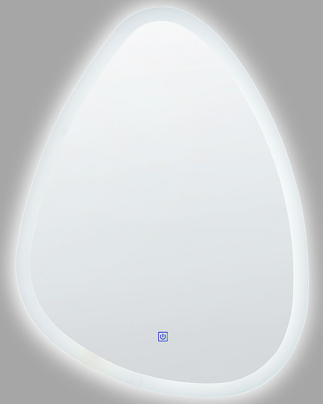 LED Wall Mirror ø 78 cm Silver Bethune