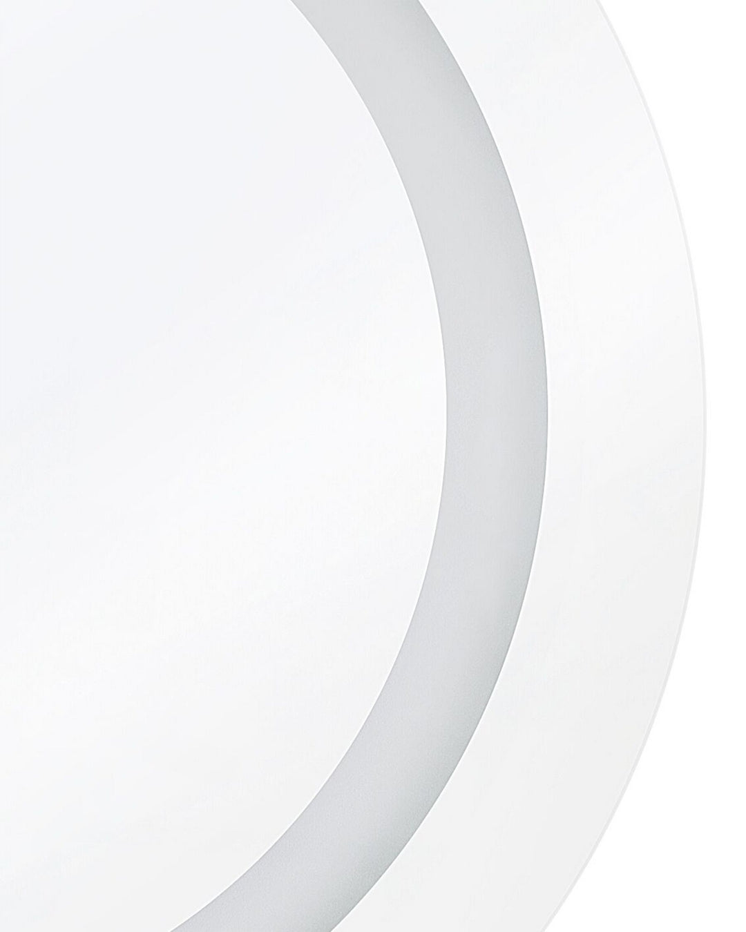 Round LED Wall Mirror ø 58 cm Silver Selune