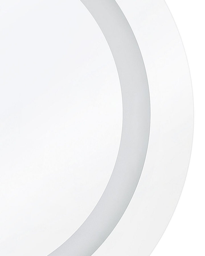 Round LED Wall Mirror ø 58 cm Silver Selune