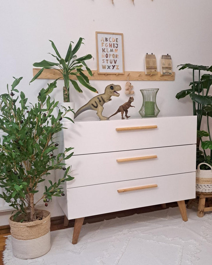 3 Drawer Chest of Drawers White Salem