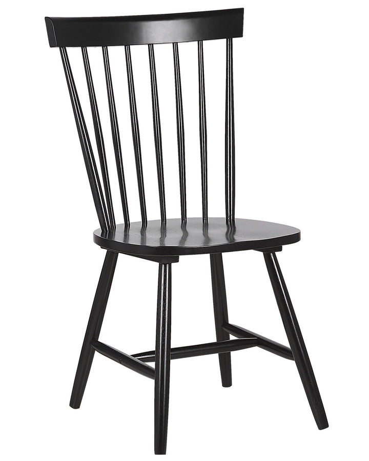 Dining Chair Set of 2 Black Burges