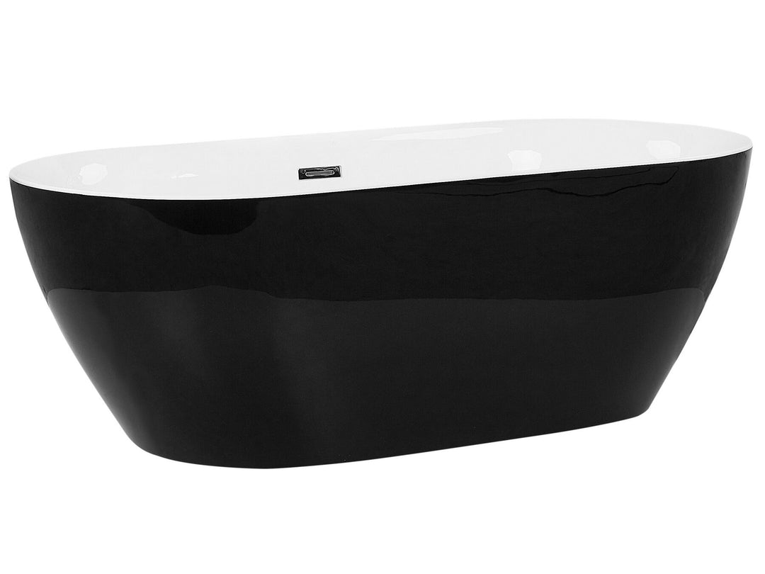 Freestanding Bath 1600 x 750 mm Black Carrera