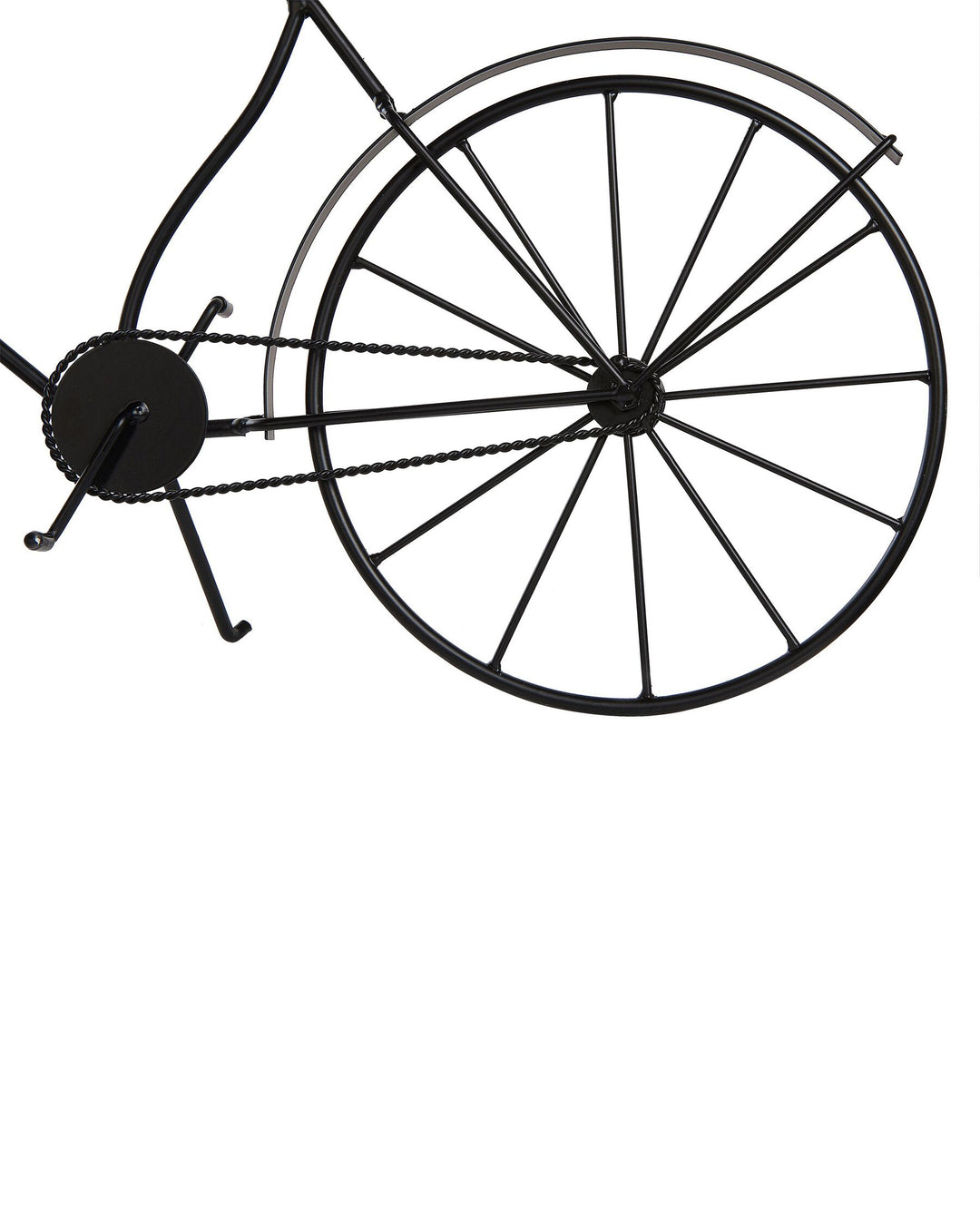 Table Clock Bicycle Black Lillo