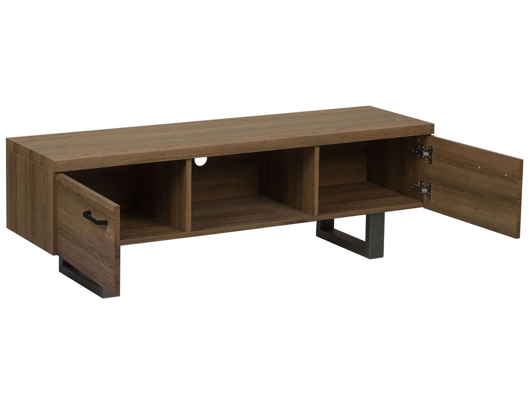 TV Stand Dark Wood Timber