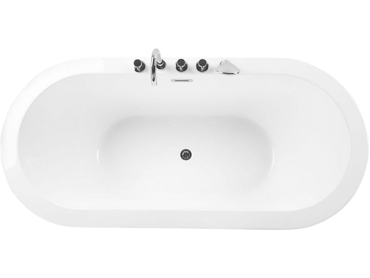 Freestanding Bath with Fixtures 1700 x 800 mm White Empresa