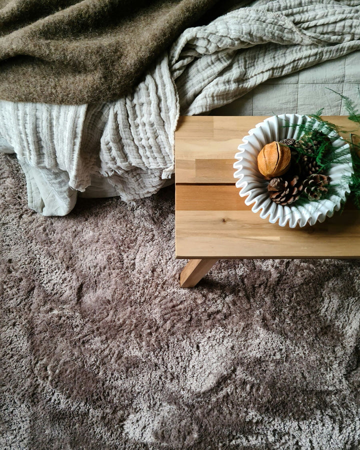 Shaggy Area Rug 200 x 300 cm Light Brown Evren