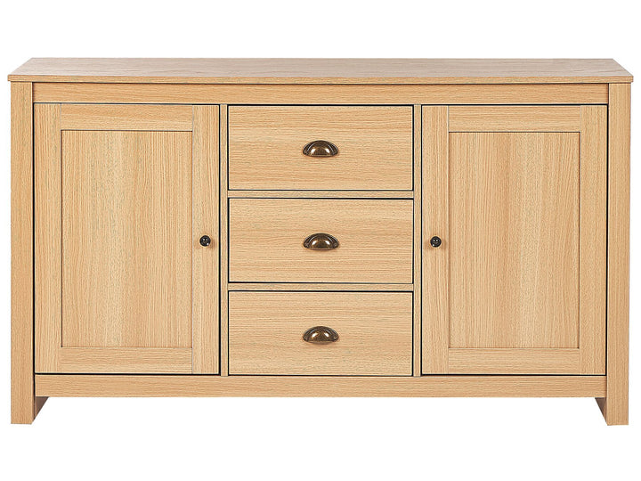 2 Door Sideboard Light Wood Lansin