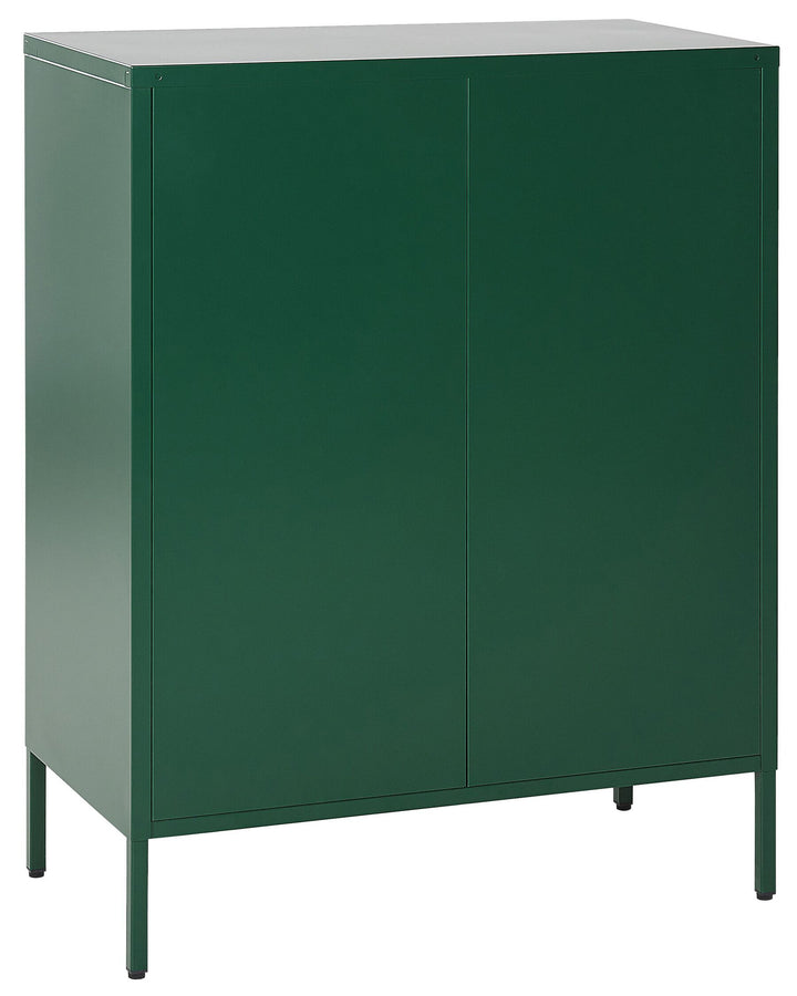 Steel Display Cabinet Green Wakatipu