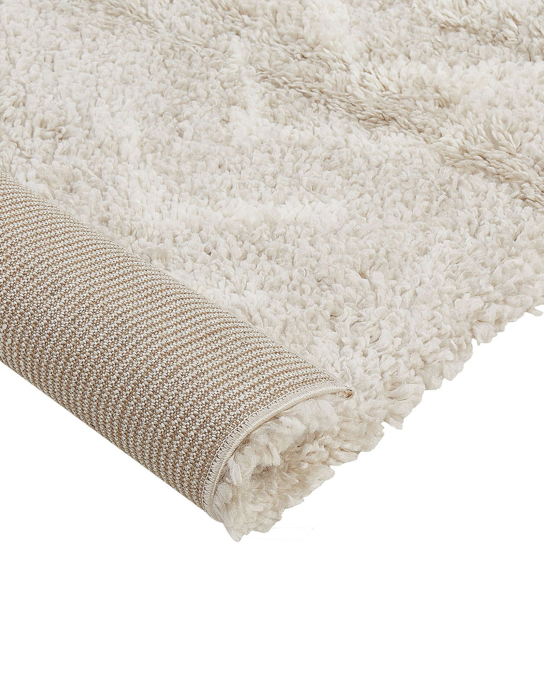 Shaggy Area Rug 200 x 300 cm Light Beige Kapan