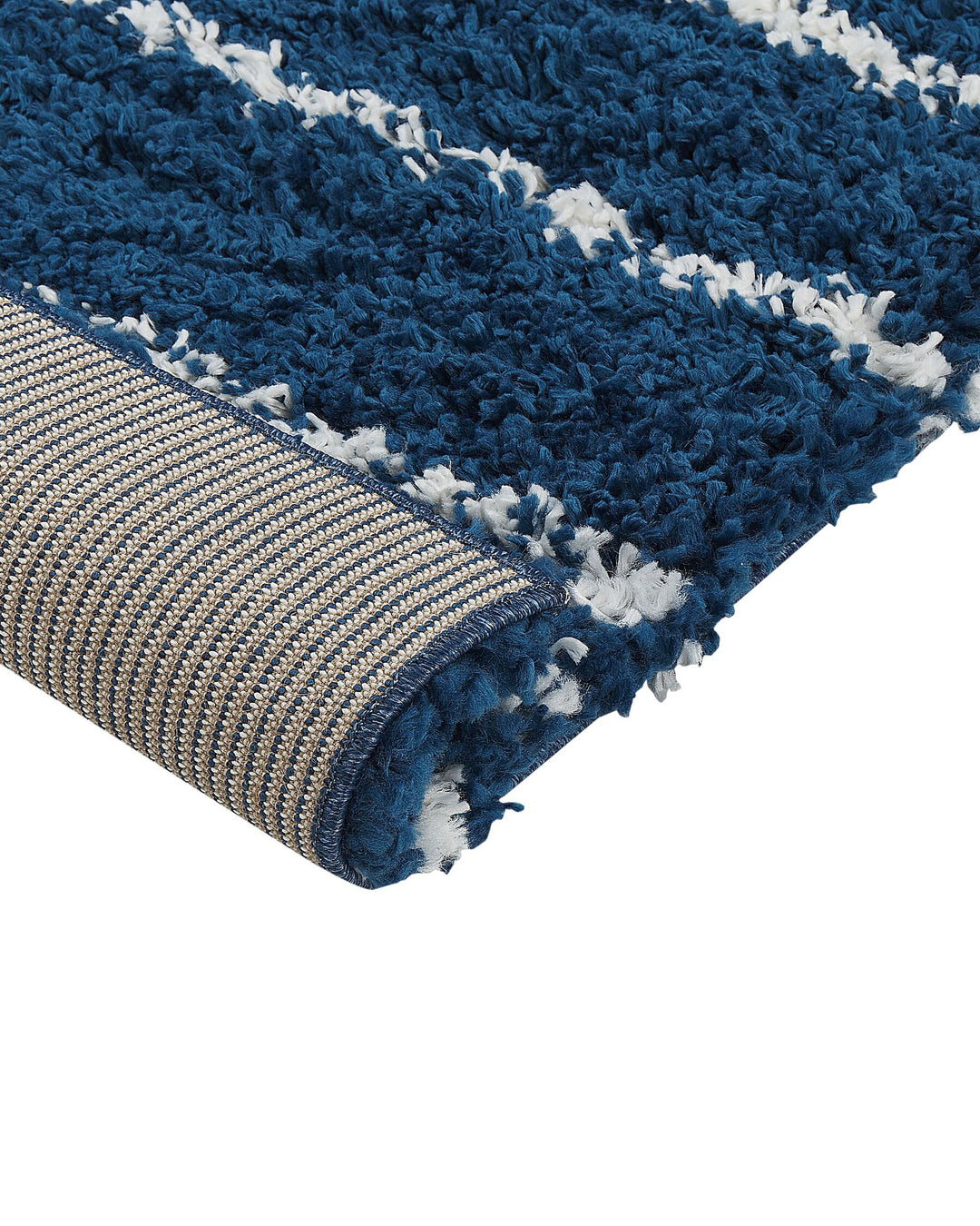 Shaggy Area Rug 200 x 300 cm Blue and White Tashir