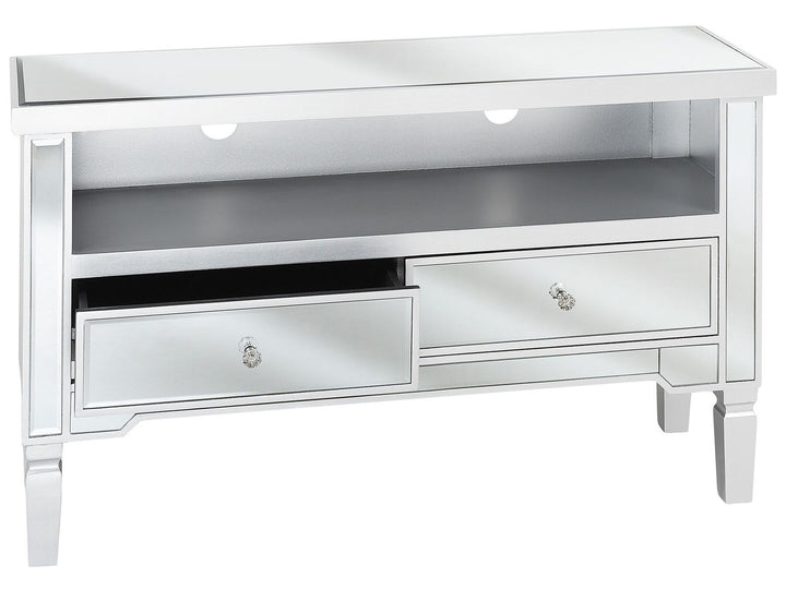 Mirrored TV Stand Silver Nicea