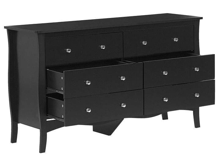 6 Drawer Chest Black Winchester