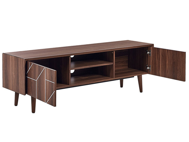 TV Stand Dark Wood Franklin