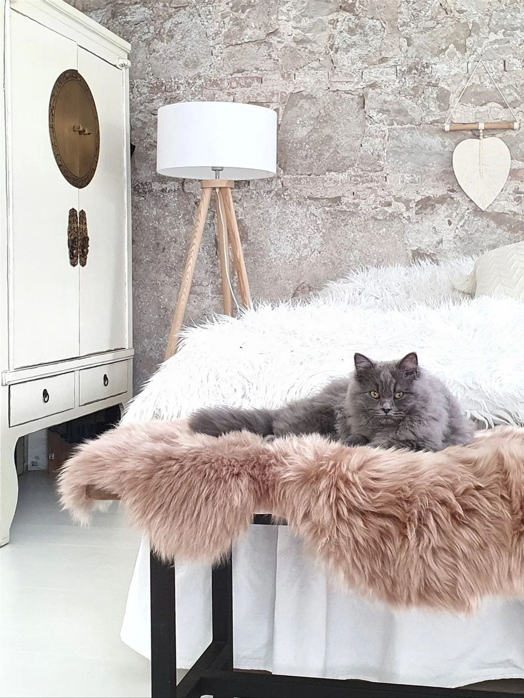 Sheepskin Rug Light Brown Uluru