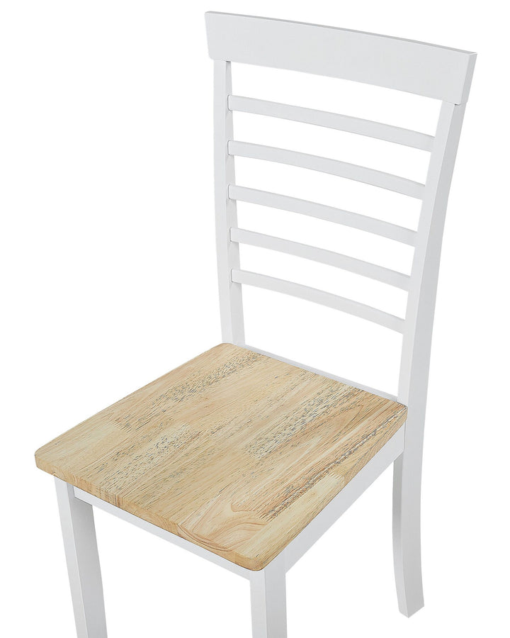 Dining Chair Set of 2 White Battersby